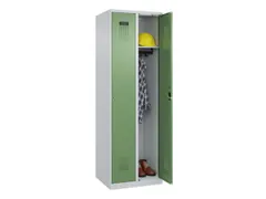 locker,HxBxD 1850x600x500mm,2vak,vak B 300mm,cil.-slot,staand op vloer