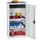 Materiaalkast 1000x500x500mm 2legborden Uitschuifbaar 1lade Ral7035
