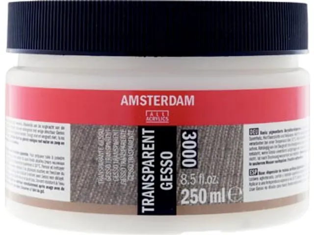 Transparante Gesso, Fles Van 250 Ml