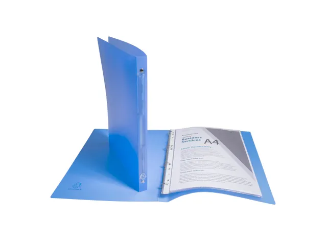 Ringmappe Chromaline 4R-15mm Blauw