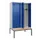 locker met bank,voor scheiding van kleding,HxBxD 2120x1200x815mm,4vak