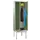 locker met bank,HxBxD 2150x800x500mm,2vak,RAL7035,front RAL6011