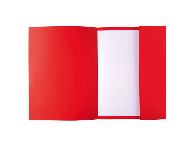 50 dossiermappen met 1 klep ROCK''S 220 24x32cm Rood