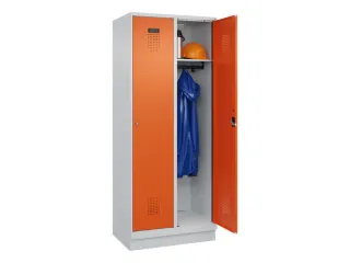 locker,HxBxD 1950x800x500mm,2vak,vak B 400mm,cil.-slot,sokkel - 1