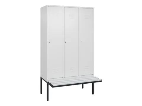 locker voor scheiding van kleding,HxBxD 2120x1200x815mm,3vak