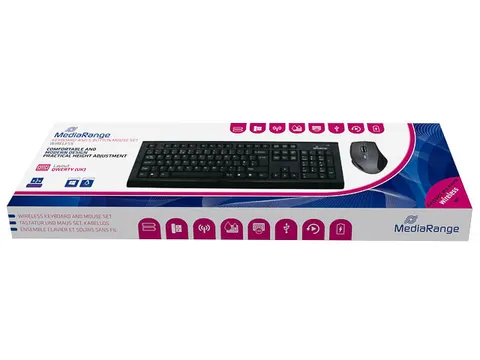 Toetsenbord + Muis Qwerty UK Set