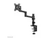Neomounts NEXT Lite DS20-425BL1 Laptophouder monitorarm - 11.6-17.3 in