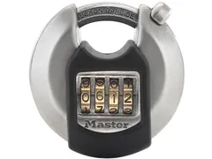 Masterlock Hangslot + Combinatieslot M40EURDNUM 70mm