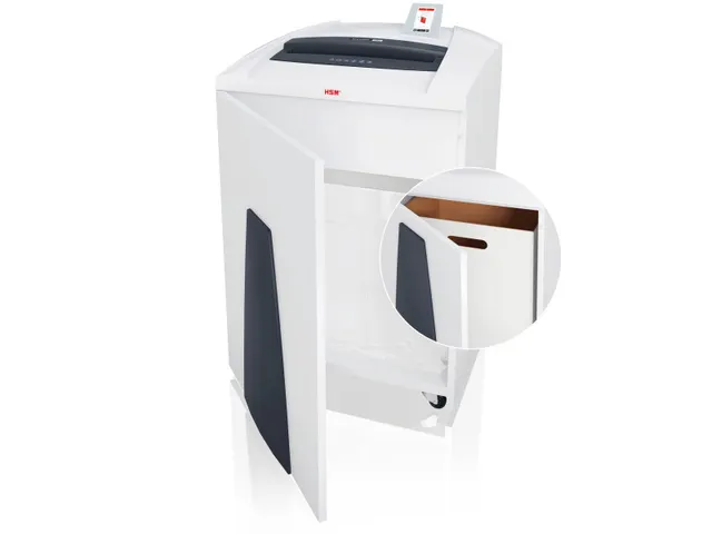 Datavernietiger HSM Securio P44i P-7 Snippers 1x5mm + OMDD 2x2mm