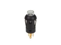 Drukknop Miniatuur Rond Spst (aan-uit) 1p Met Kabels Groene Led