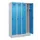 locker voor scheiding van kleding,HxBxD 1950x1200x500mm,4vak