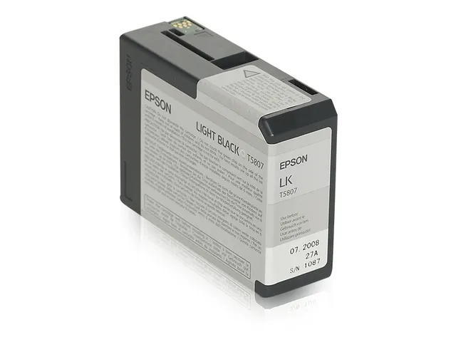 Epson T5807 inktcartridge licht zwart