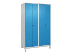 PBM-locker,HxBxD 1950x1200x500mm,4vak,vak B 300mm,draaigrendel