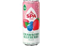 Spa Fruit Sparkling strawberry-blueberry blik 25cl 24st