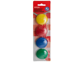 Magneten 40mm assorti 4 stuks - 1