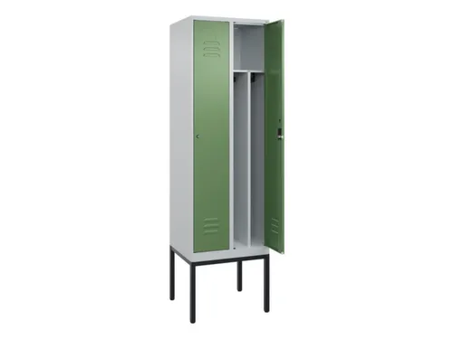 locker voor scheiding van kleding,HxBxD 2120x600x500mm,2vak
