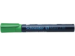 Marker Schneider Maxx 230 permanent ronde punt groen