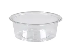 Cup rond transparant 75mm 80ml PET pak 1000 stuks