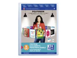 Showalbum Oxford Polyvision A4 20-tassen PP transparant