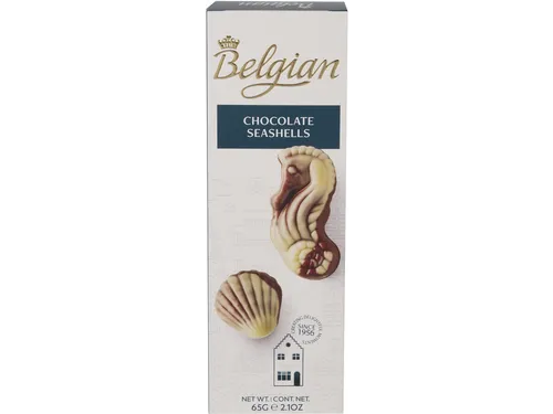 Chocolade The Belgian zeevruchten romige vanille vulling 65 gram