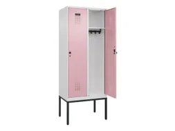 locker,HxBxD 2120x800x500mm,2vak,vak B 400mm,draaigrendel