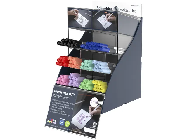Brushpen Schneider Paint-It 070 SiS-display 80 stuks NL-FR