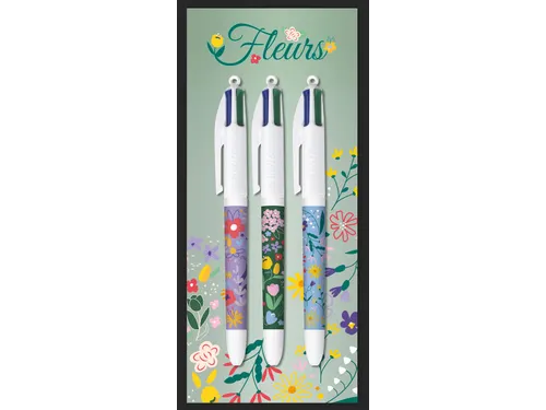 4 Colours Décor Ltd Edition balpen medium 4 kleuren