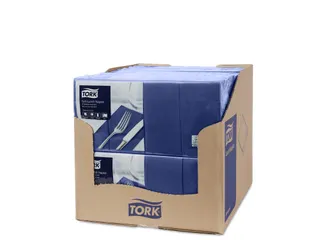 Tork 477419 Soft Lunchservet Advanced Donkerblauw 33x33cm - 3