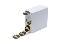 Kortingsetiket 30% op Rol 35mm 250 Stuks