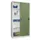 schuifdeurkast,HxBxD 1950x1000x400mm,RAL7035,front RAL6011