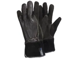 Tegera 32 hittebestendige lederen handschoenen, bruin/zwart, maat 12,