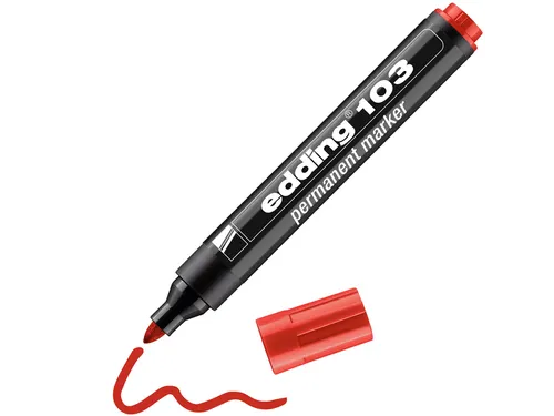 Viltstift edding 103 rond medium rood