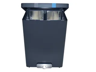 Brandveilige Pedaalemmer Recyclokick 2 Grafietgrijs 2x 34 liter - 7