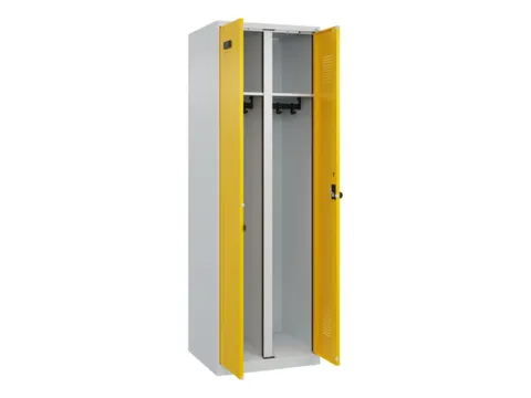 locker voor scheiding van kleding,HxBxD 1850x600x500mm,2vak