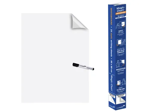 Legamaster Magic-Chart Whiteboard folie 60x80cm Wit 25 vel