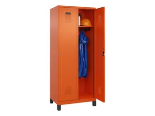 locker,HxBxD 1950x800x500mm,2vak,vak B 400mm,cil.-slot,voeten - 1