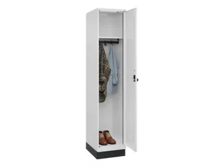 locker,HxBxD 1950x400x500mm,1vak,vak B 400mm,draaigrendel,sokkel - 1