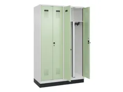 PBM-locker,HxBxD 1950x1200x500mm,4vak,vak B 300mm,draaigrendel