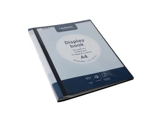 Showalbum Europel Frontview A4 20 tassen Zwart - 1