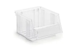 Transparante Zichtbakken Hxbxd 105x149x192mm Polystyreen Grijpopening