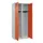 locker voor scheiding van kleding,HxBxD 1850x800x500mm,2vak