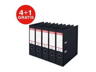 Ordner Esselte Vivida No.1 multipack 50mm A4 5 stuks zwart - 1