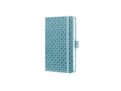 Notitieboek Sigel Jolie Flair A6 hardcover gelinieerd sky blue