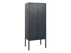 dubbeldekse locker,HxBxD 1950x800x500mm,2x2vak.,vak B 400mm