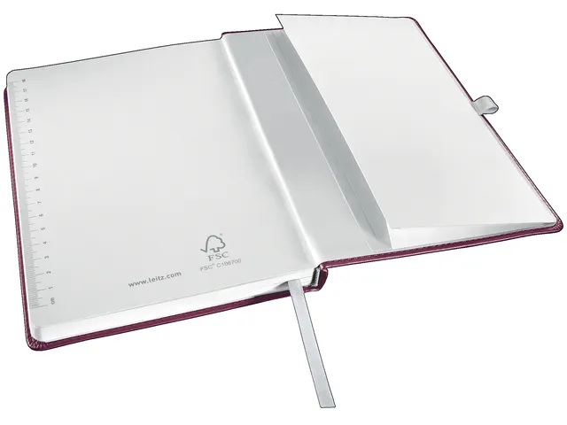 Carnet de notes Leitz Style A5 ligné 160 pages 100g rouge