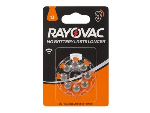 Rayovac Zinc AIR Knoopcel 1.45V-290mA 4606.745.418 (8ST/BL)