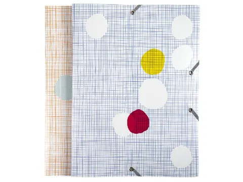 ZEPHIR Elastomap PP 3 kleppen A4