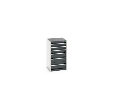 ladekast HxBxD 900x525x525mm 6laden romp RAL7035 front RAL7016