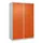 locker voor scheiding van kleding,HxBxD 1850x1200x500mm,4vak
