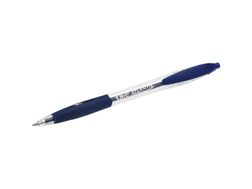 Balpen Bic Atlantis classic grip clic medium blauw